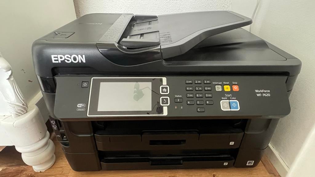 Epson WorkForce WF-7620 printer, Computers en Software, Printers, Gebruikt, Inkjetprinter, All-in-one, Kleur printen