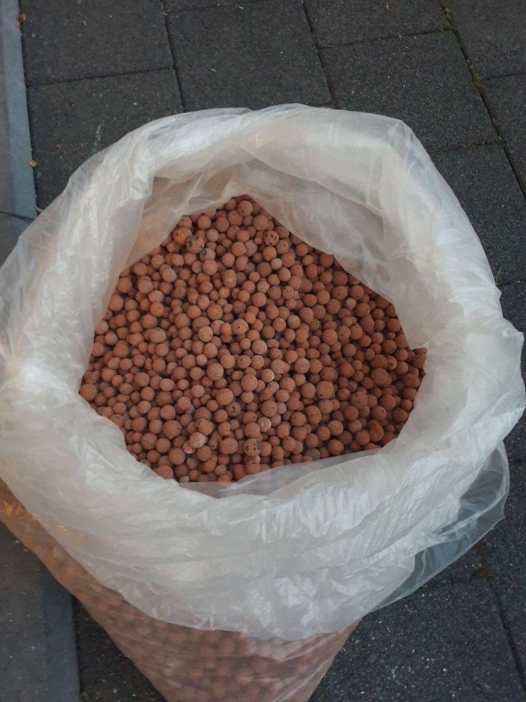 Zak Argex hydrokorrels bolletjes geëxpandeerde kleiorrels, Ophalen, Compost