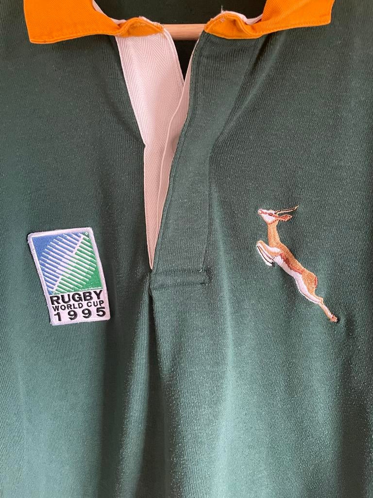 Vintage Rugby Shirt - Springboks 1995, Sport en Fitness, Rugby, Ophalen of Verzenden, Gebruikt, Overige typen