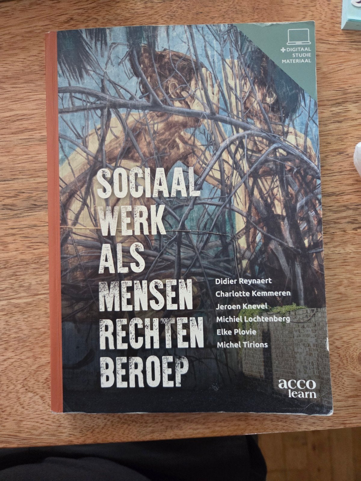 Sociaal Werk als Mensenrechtenberoep - Acco Learn, Gelezen, Didier Reynaert, Charlotte Kemmeren, Jeroen Knevel, Gamma, HBO