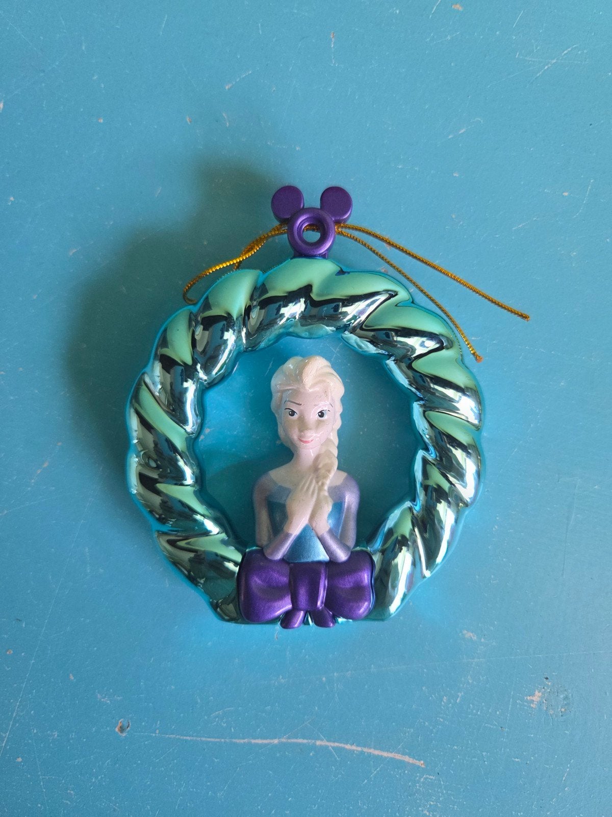 Disney Frozen Elsa Kerst Ornament - Beeldje, Ophalen of Verzenden, Overige figuren, Zo goed als nieuw, Beeldje of Figuurtje