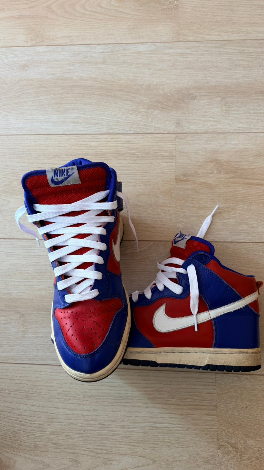 Nike Dunk High LA Clippers 2003 Vintage EU 41 | 305287-411, Blauw, Ophalen of Verzenden, Sneakers of Gympen, Gedragen