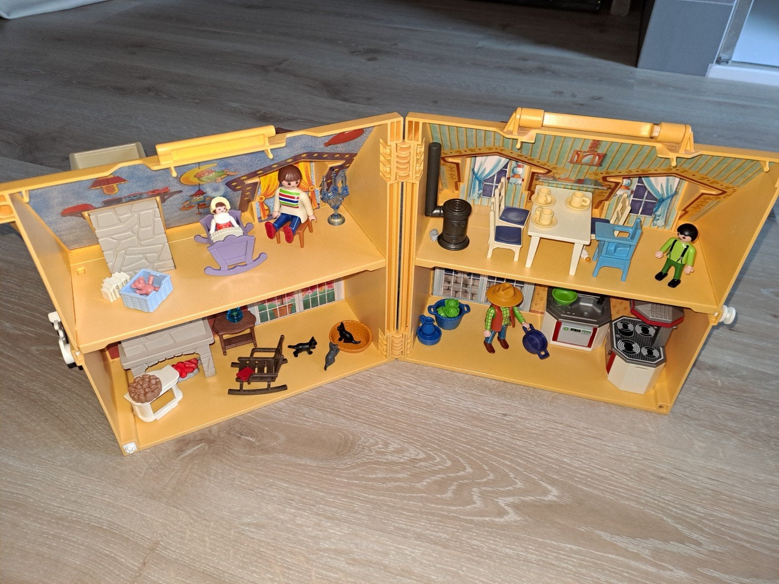 Playmobil Draagbaar Meeneem Huis met Inrichting, Ophalen of Verzenden