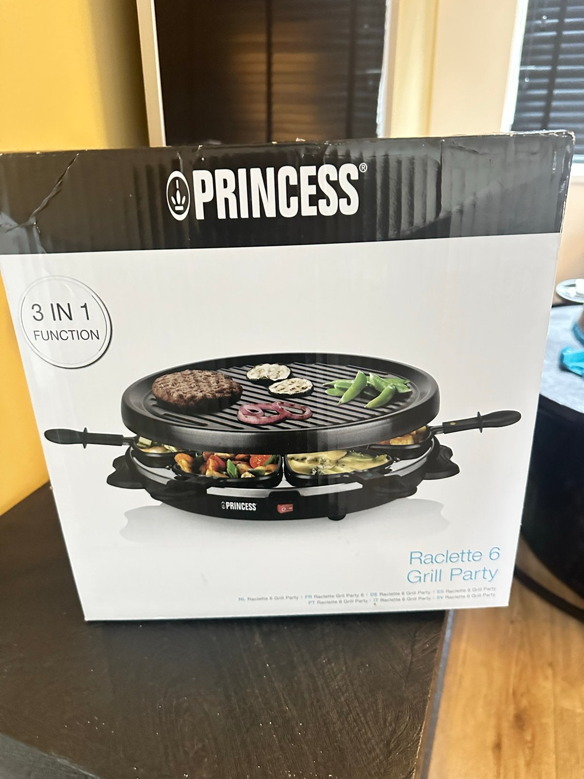 Princess Raclette 6 Grill Party - Nieuw in doos, Ophalen of Verzenden, Nieuw