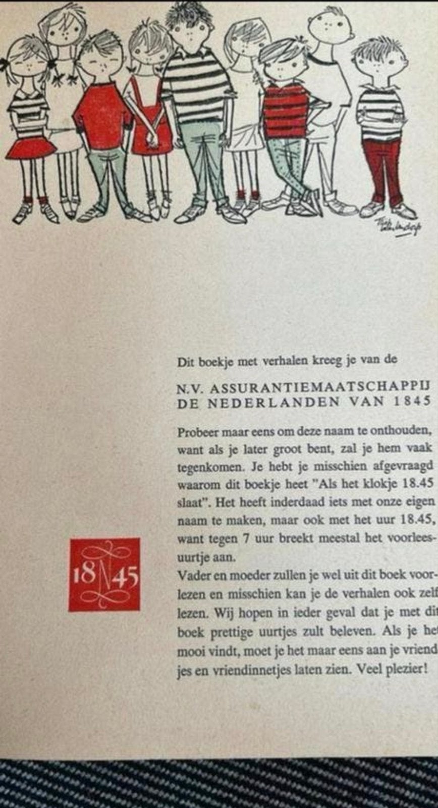 Als het klokje 18.45 slaat - Vintage kinderboek, Ophalen of Verzenden, Zo goed als nieuw, Fictie algemeen