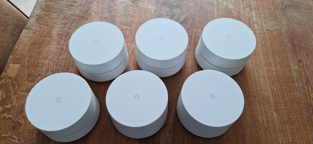 7x Google Wifi Mesh Router (3x GJ2CQ, 3x AC-1304) Dual-band, Ophalen of Verzenden