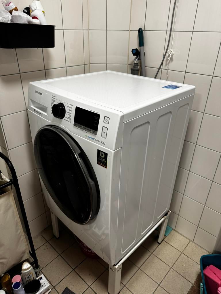 Samsung WD80J6400AW/EN wasmachine, Witgoed en Apparatuur, Ophalen, 1200 tot 1600 toeren, Gebruikt, 8 tot 10 kg