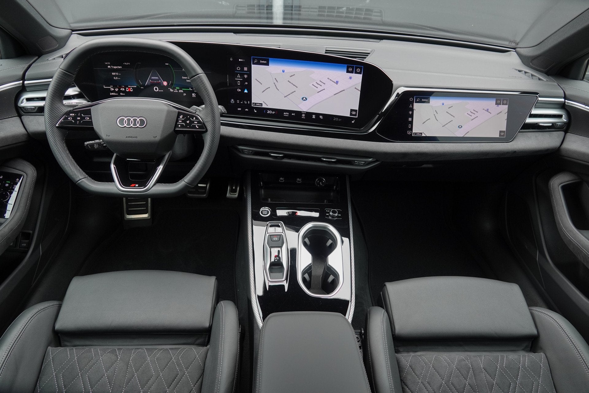 Audi A6 Avant e-hybrid 299Pk | Quattro | Plug-in Hybrid | MM, Auto's, Automaat, Gebruikt, Zwart, 4 cilinders