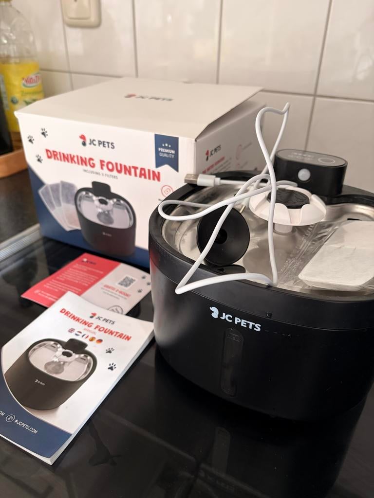 JC Pets drinkfontein voor katten en honden, Ophalen of Verzenden, Nieuw