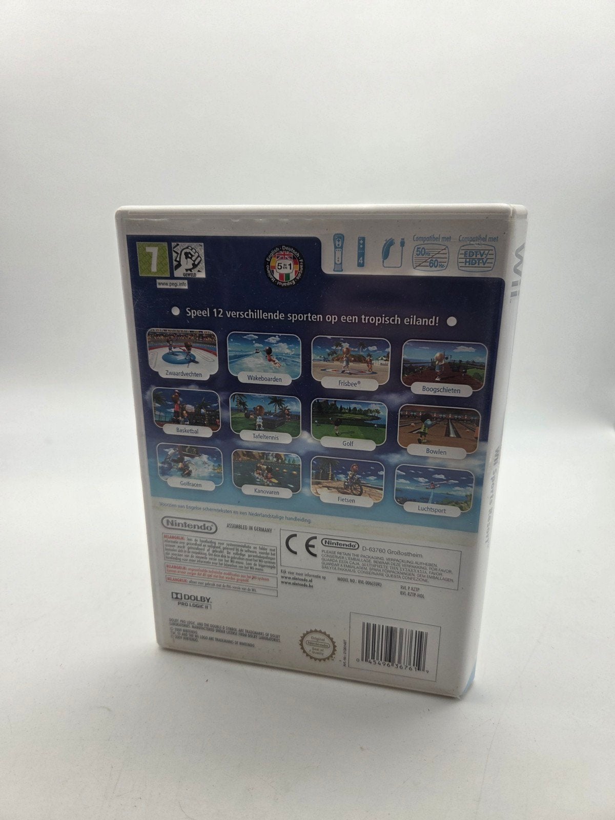 Wii Sports Resort voor Nintendo Wii, Nintendo, Eén computer, Zo goed als nieuw, 3 spelers of meer