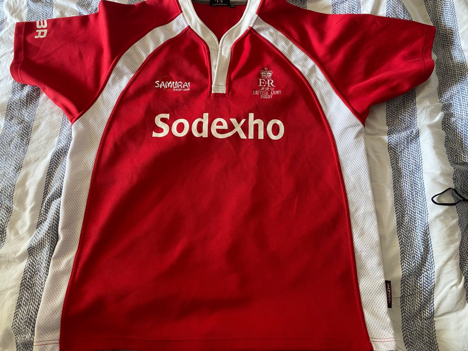British Army Rugby Rood Rugby Shirt (XXL), Groter dan maat XL, Verzenden, Zo goed als nieuw, Shirt