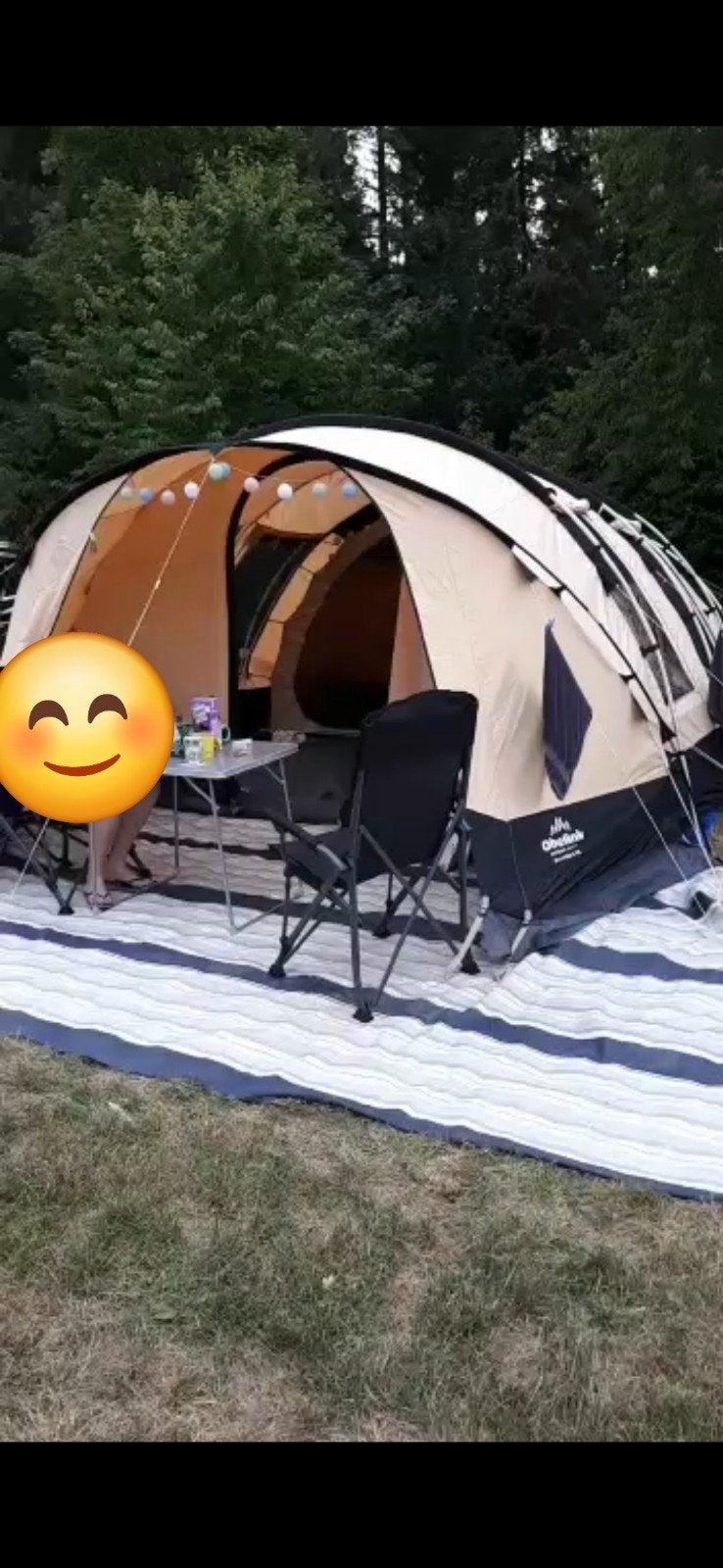 Manitoba 6TC tunneltent Obelink, Ophalen, Zo goed als nieuw, Tot en met 6