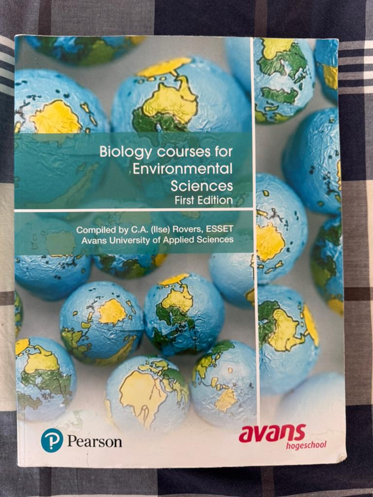 Biology Courses for Environmental Sciences 1st edition, Ophalen of Verzenden, Beta, Zo goed als nieuw, WO