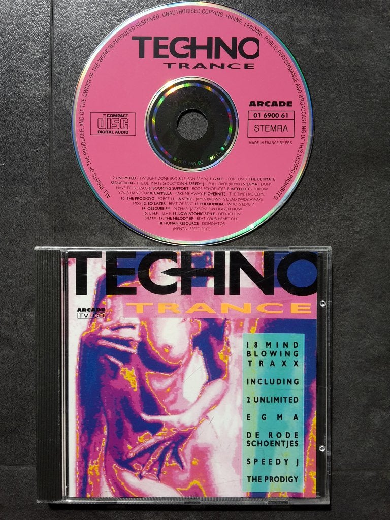 CD - Techno Trance - Oldschool Rave hardcore, Ophalen of Verzenden, Zo goed als nieuw, Hardcore, Verzamelalbum