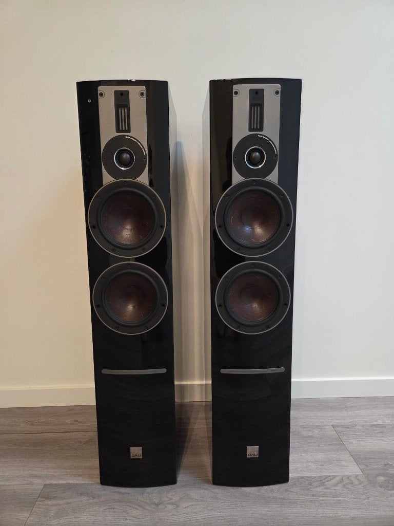Dali Rubicon 6 C + Soundhub (BluOs + HDMI) - Luidsprekers, Vloerstaande luidspreker, Gebruikt, Afstandsbediening, Ophalen of Verzenden