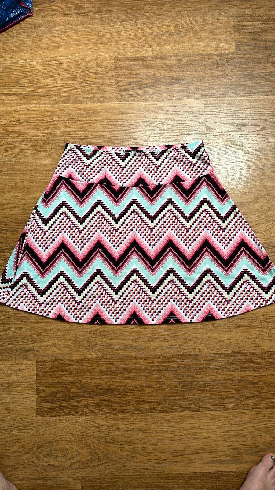 Kleurrijke zigzag rok - Maat XXL, Meerkleurig, Maat 46/48 (XL) of groter, Ophalen of Verzenden, Gedragen