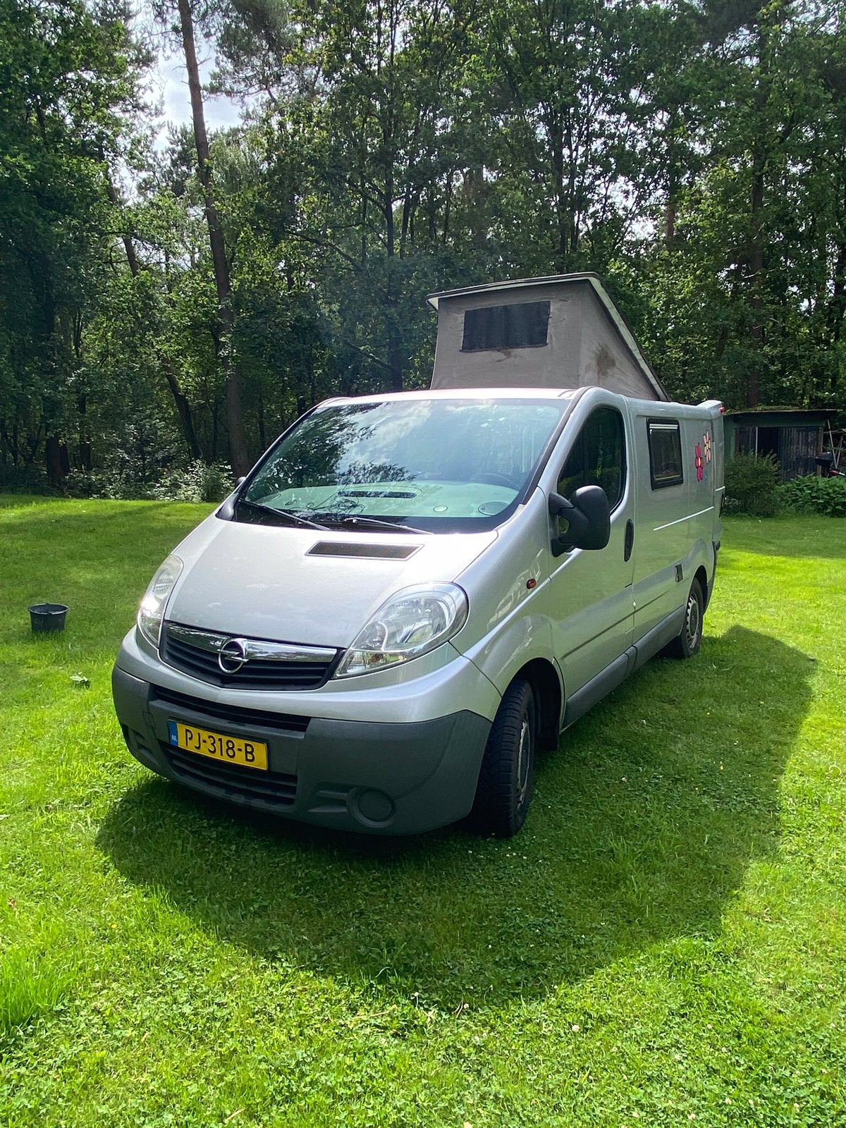 Opel Vivaro Buscamper met hefdak, Caravans en Kamperen, Overige merken, Dakluik, Tot en met 2, Particulier