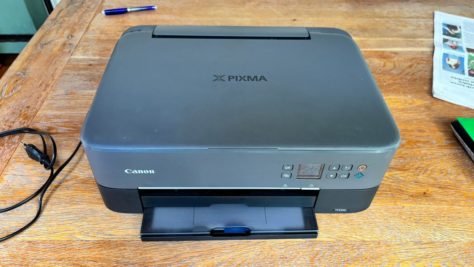 Canon PIXMA TS5350i + 2 XL-cartridges + fotopapier, Ophalen, Zo goed als nieuw