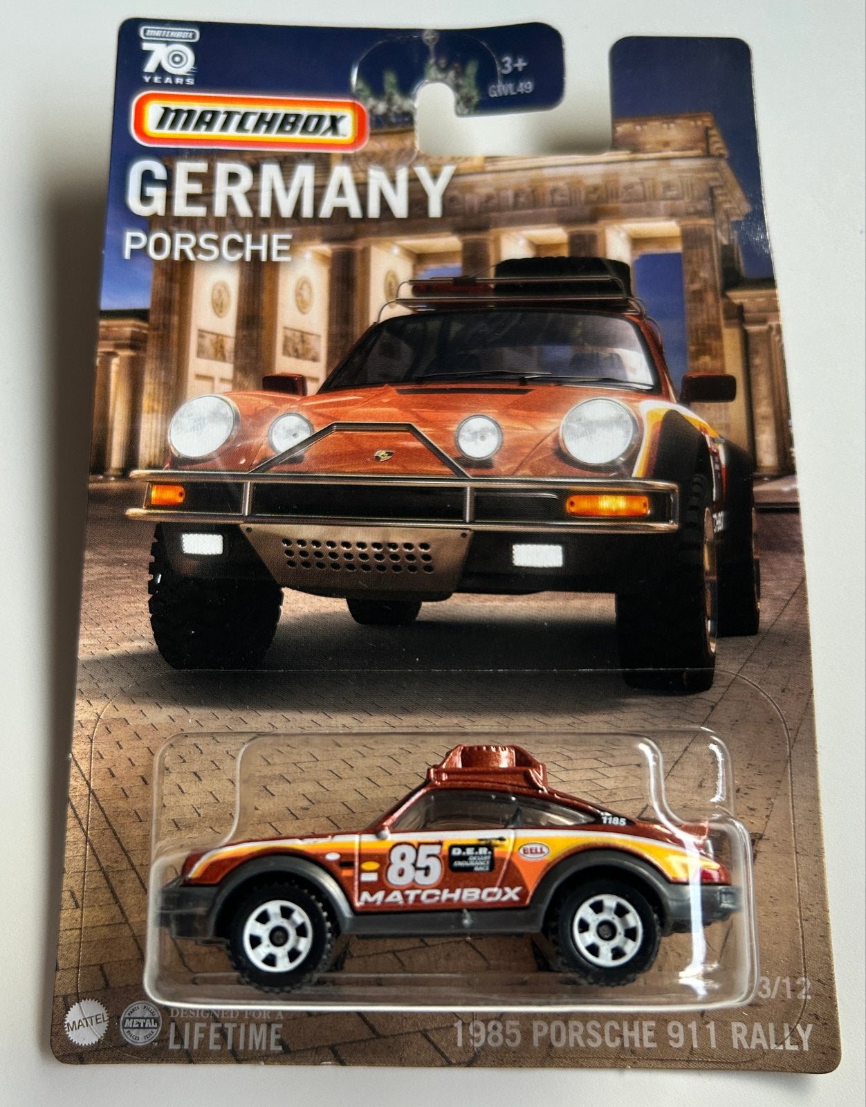 Matchbox Germany Porsche 1985 911 Rally - Nieuw in verpakkin, Ophalen of Verzenden, Nieuw, Auto