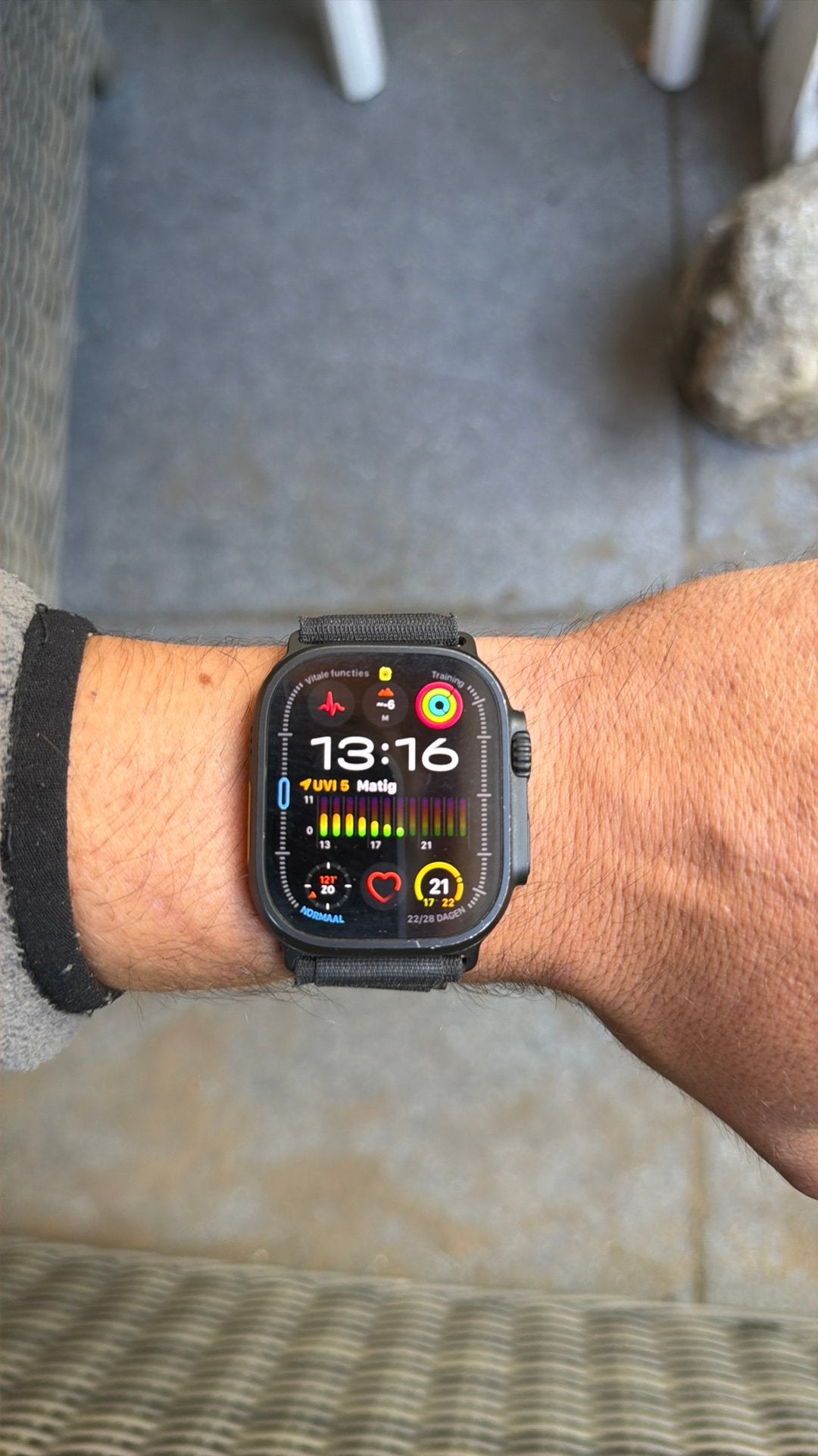 Apple watch ultra 3 cellular (beschikt over apple care+), Zwart, IOS, Ophalen of Verzenden, Zo goed als nieuw