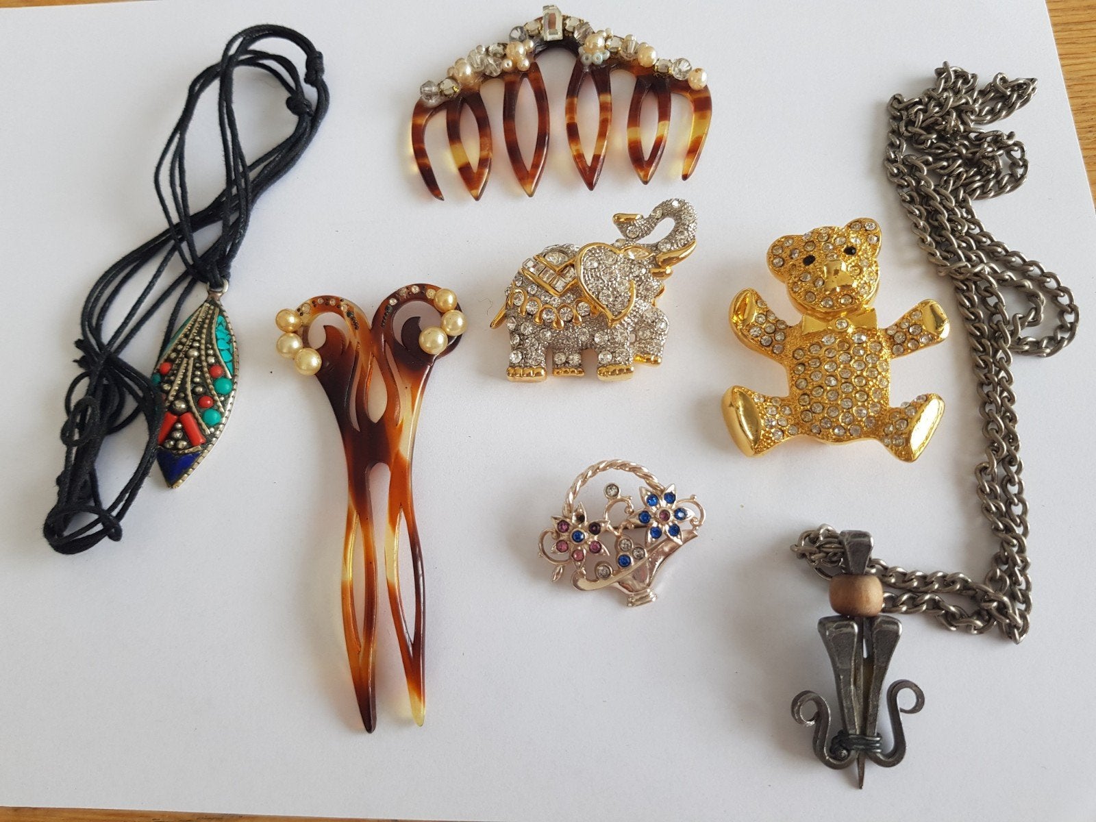 Lot sieraden, Sieraden, Tassen en Uiterlijk, Antieke sieraden, Ophalen of Verzenden, Overige materialen, Overige typen