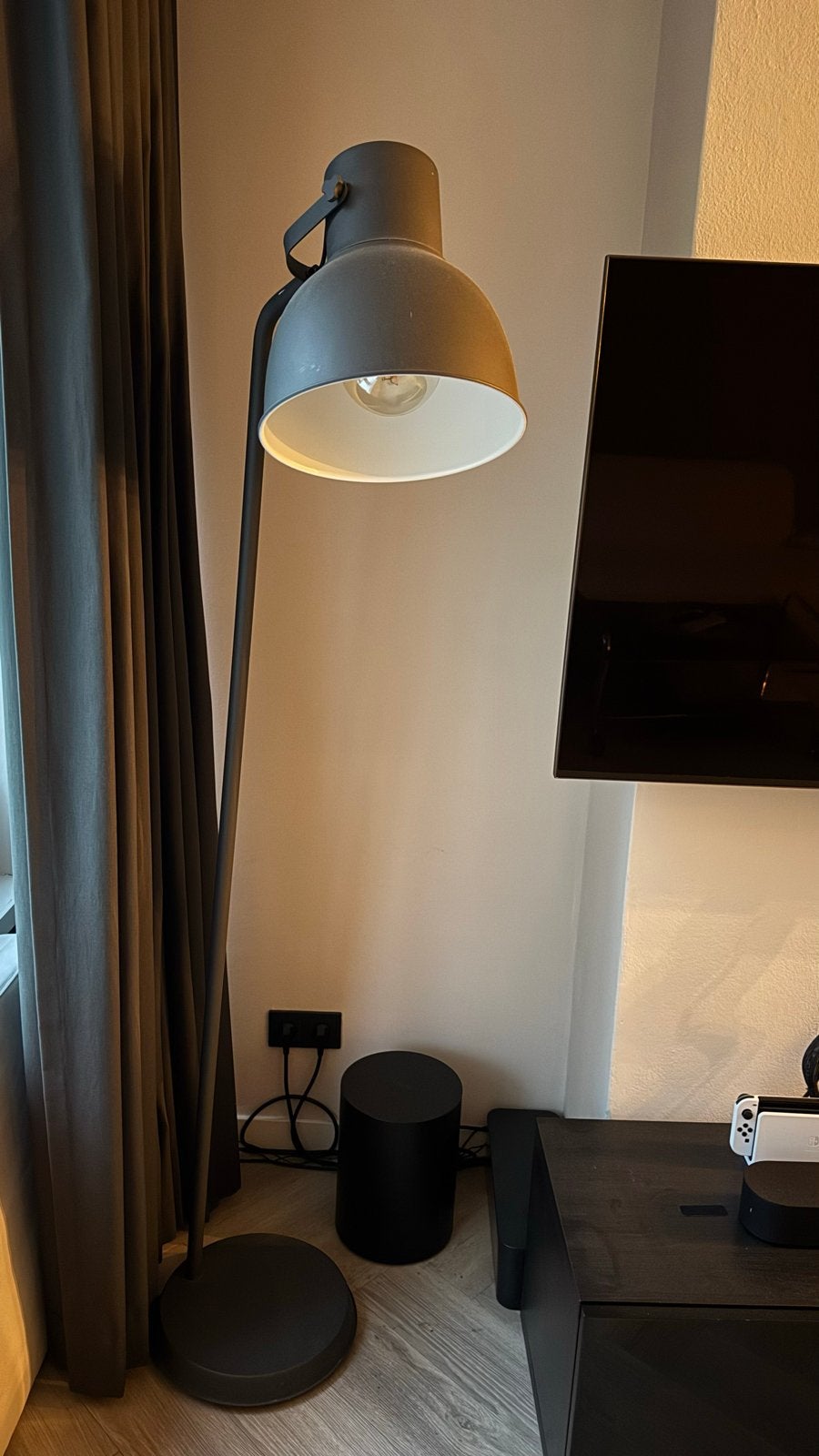 IKEA Hektar Lamp, Ophalen, E27 (groot), Zo goed als nieuw, Metaal