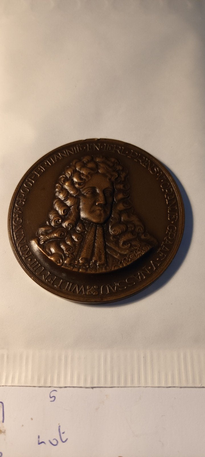 Historische Medaille Willem III van Oranje-Nassau, Ophalen of Verzenden, Brons, Nederland