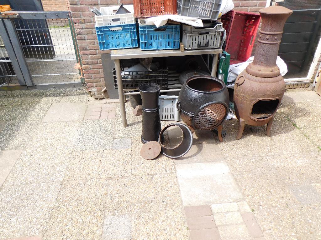 Tuinhaard, Ophalen, Gebruikt
