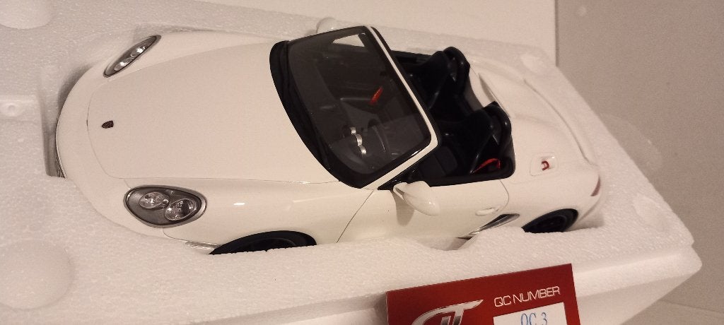1/18 Porsche Boxster 987.2 3.4L Spyder 2011 GT Spirit GT017B, Ophalen of Verzenden, Nieuw, Auto, Overige merken