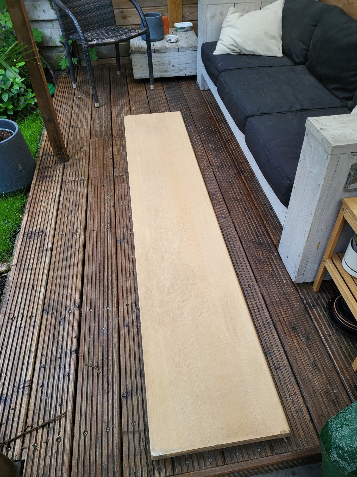 Gratis af te halen: (Keuken)werkblad (220x42x3 cm), Ophalen, Gebruikt, 25 tot 50 mm, Overige typen