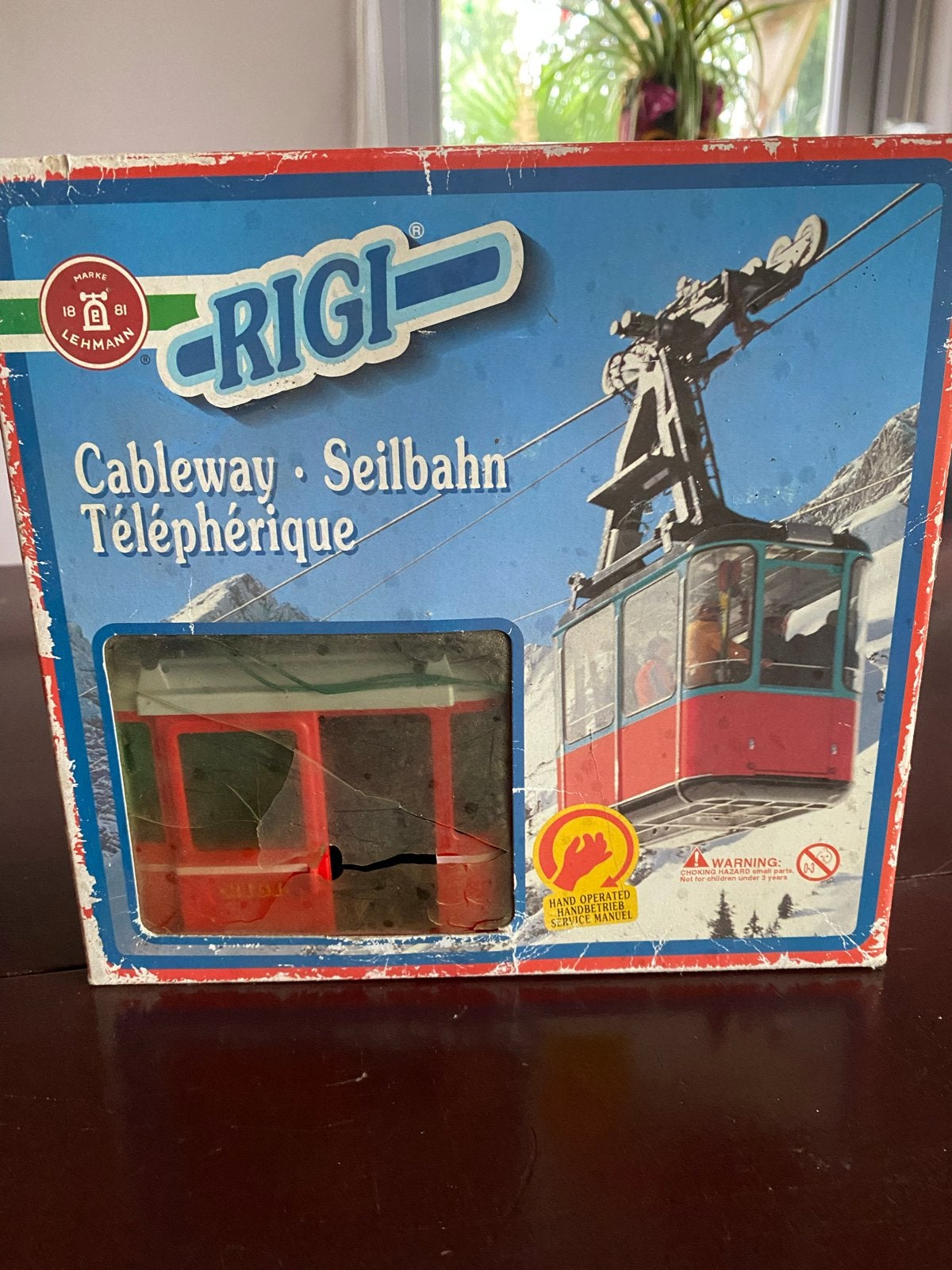 Vintage Rigi Lehmann Kabelbaan Seilbahn Téléphérique Speelgo, Verzenden, Gebruikt