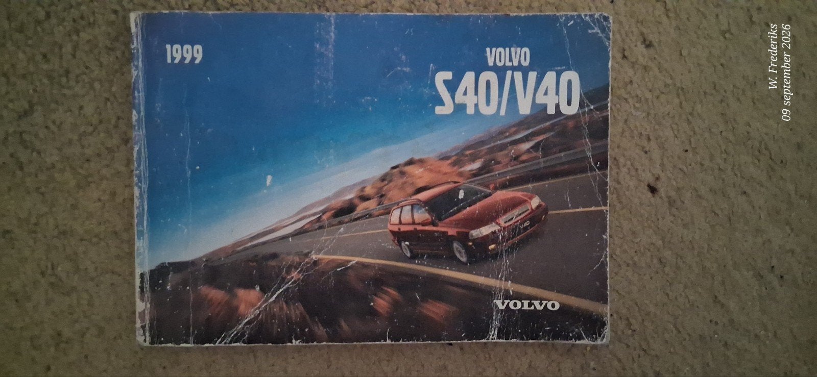 Handleiding boekje Volvo S40/V40, Auto diversen, Handleidingen en Instructieboekjes, Ophalen of Verzenden