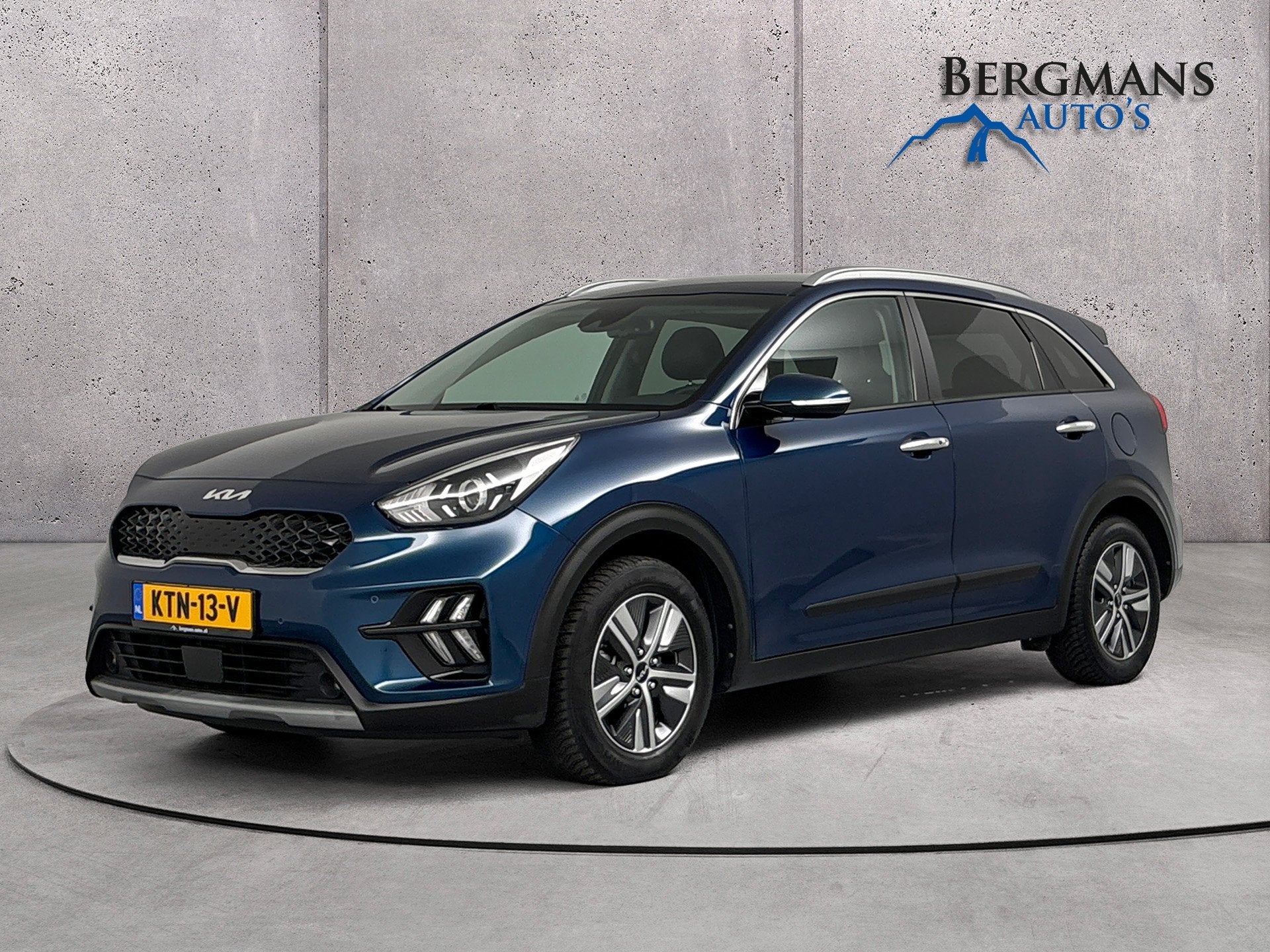 Kia Niro - 1.6 GDi Hybrid DynamicLine // TREKHAAK // CAMERA, Stof, Gebruikt, Blauw, Bedrijf