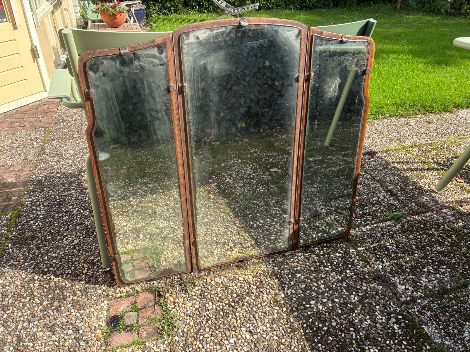 toilet/kapspiegel, Ophalen