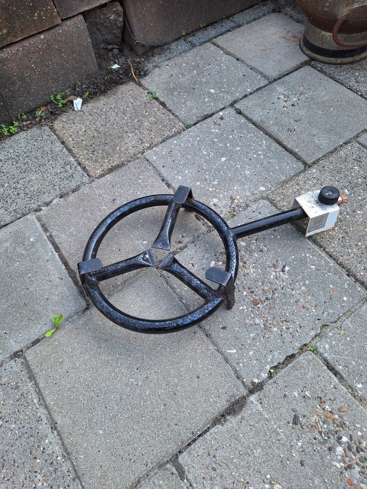 palejepan met brander, Ophalen of Verzenden, Gebruikt