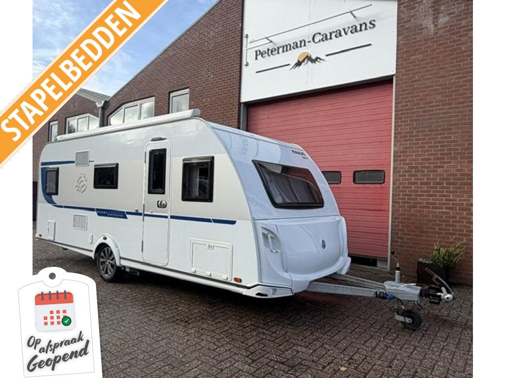 Knaus Sport Silver Selection 580 QS Incl. Mover en Luifel, Caravans en Kamperen, Luifel, Rondzit, Bedrijf, Overige typen