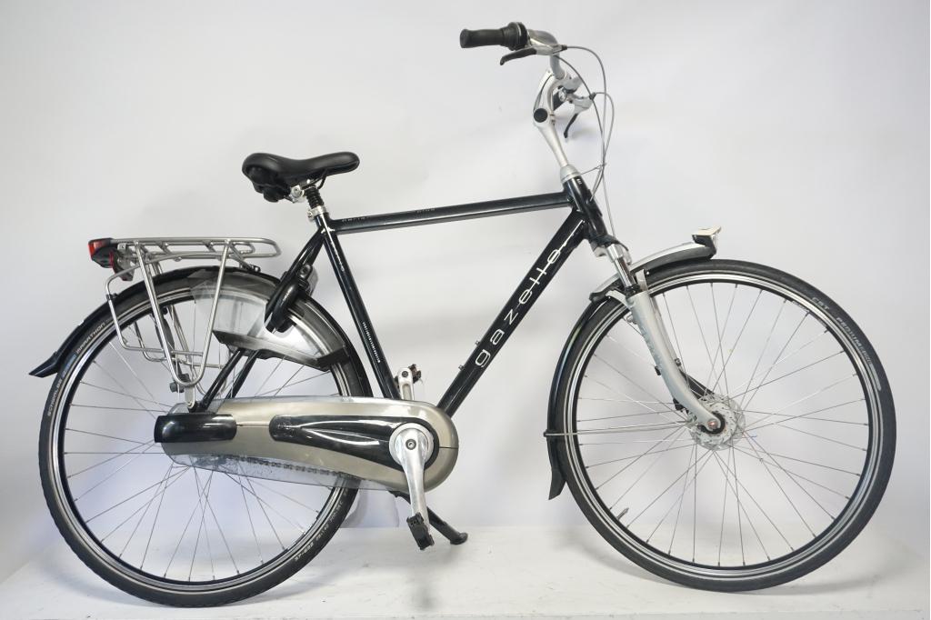 Refurbished Gazelle Paris Plus Zwart 57cm - Herenfiets