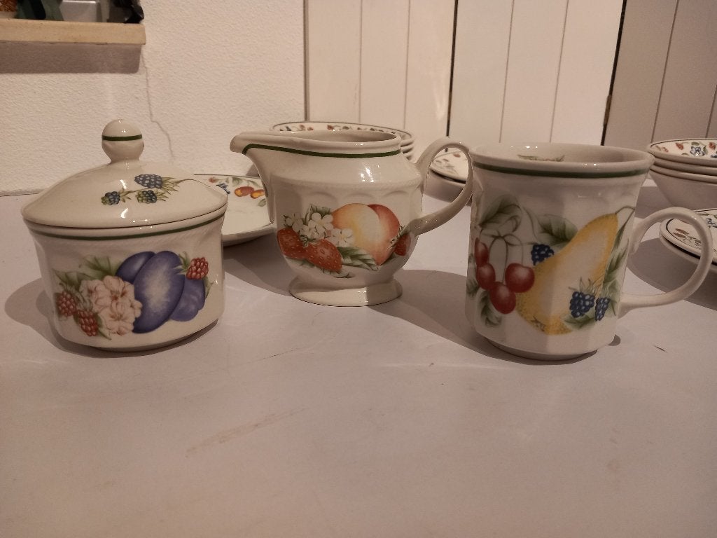 Churchill Engels servies Fruit, Gebruikt, Overige typen, Ophalen of Verzenden, Overige stijlen