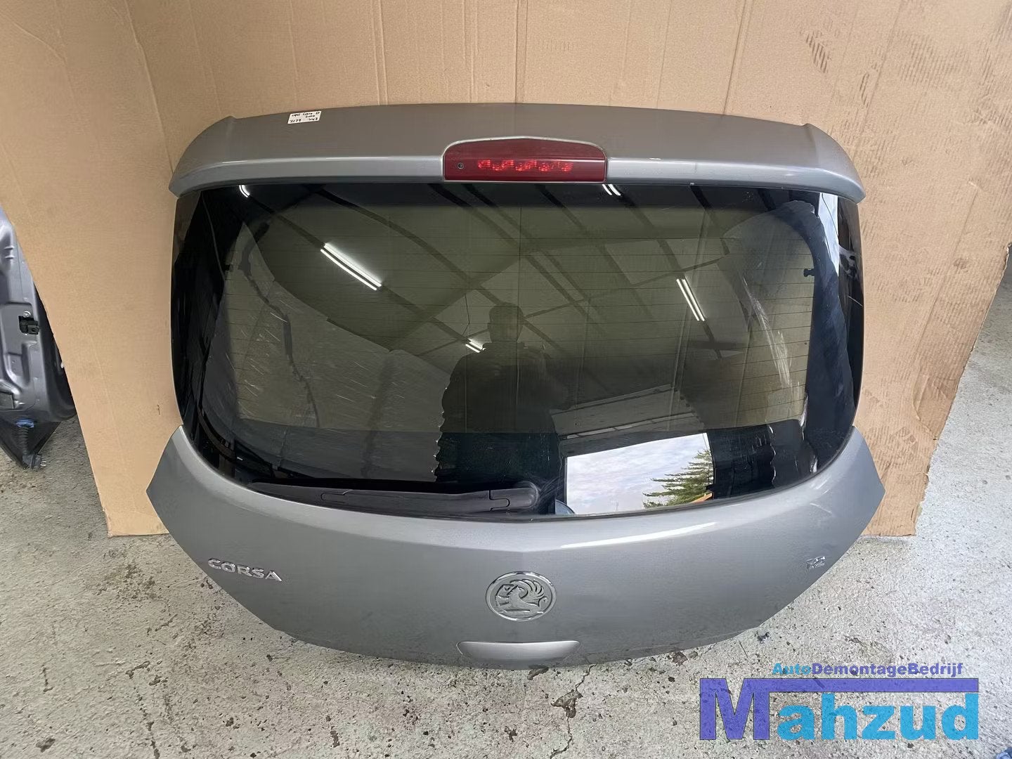 OPEL CORSA D 3DRS Grijs Z179 Achterklep 2006-2014, Gebruikt, Deur, Opel Automobile GmbH, Ophalen of Verzenden