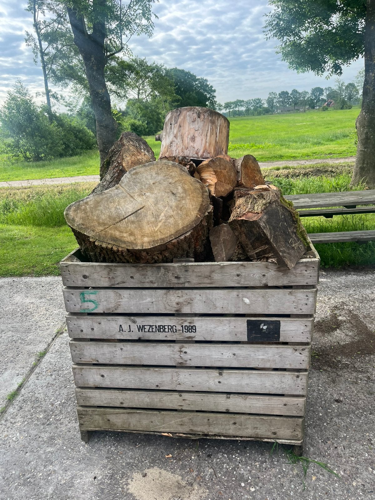 Blokken haardhout, Minder dan 3 m³, Ophalen of Verzenden
