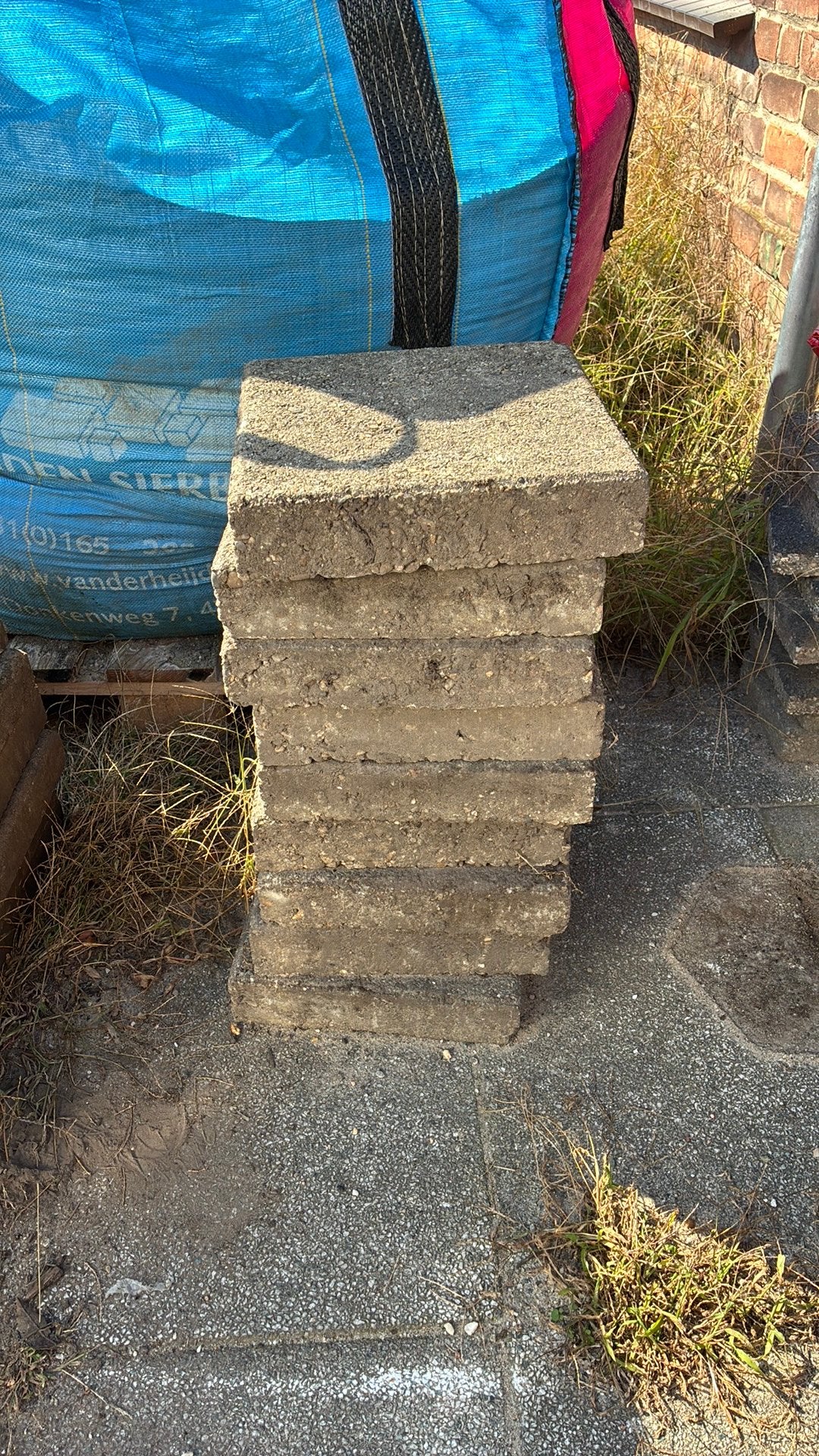 Tegels 30 x 30 x 6, Ophalen, Zo goed als nieuw, Beton, Terrastegels