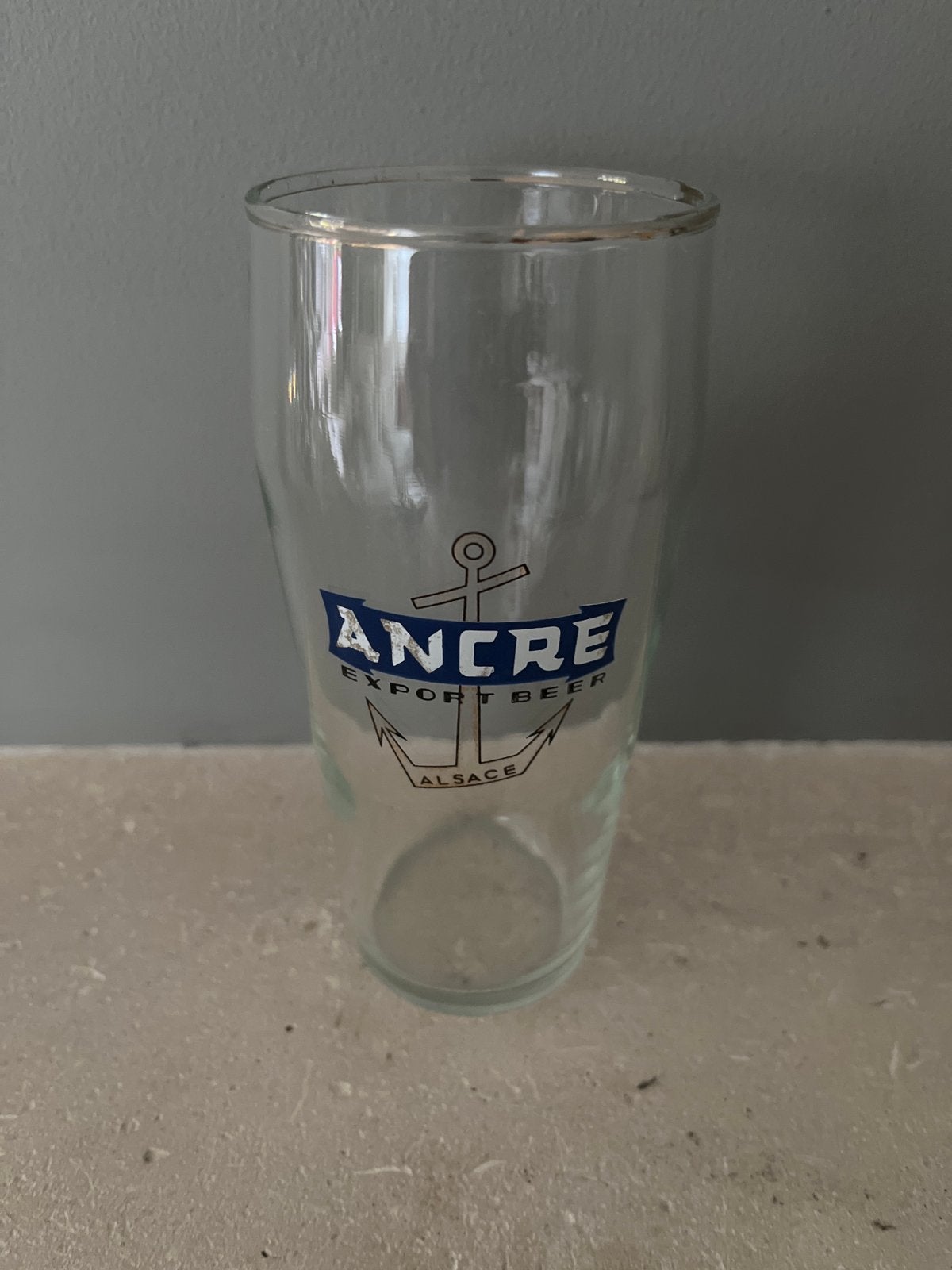 Ancre Export Beer Alsace Glas, Ophalen, Gebruikt