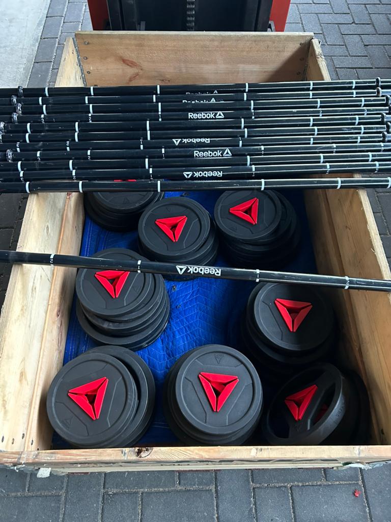 Reebok Bodypump Studio Rep Set Body Pump, Sport en Fitness, Ophalen, Gebruikt