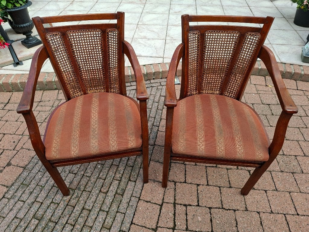 eetkamerstoelen, Huis en Inrichting, Stoelen, Ophalen, Gebruikt, Licht klassiek, Bruin