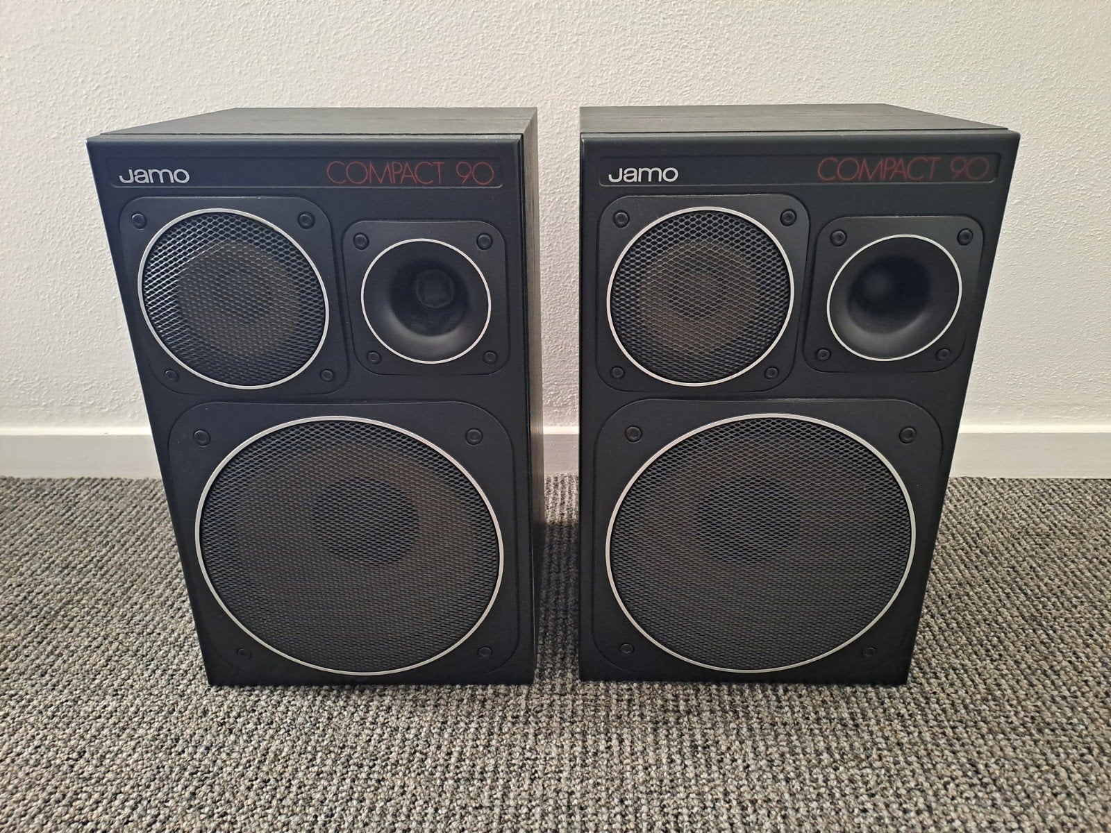 Jamo Compact 90 Luidsprekers, Gebruikt, Ophalen of Verzenden, 60 tot 120 watt, Boekenplank luidspreker