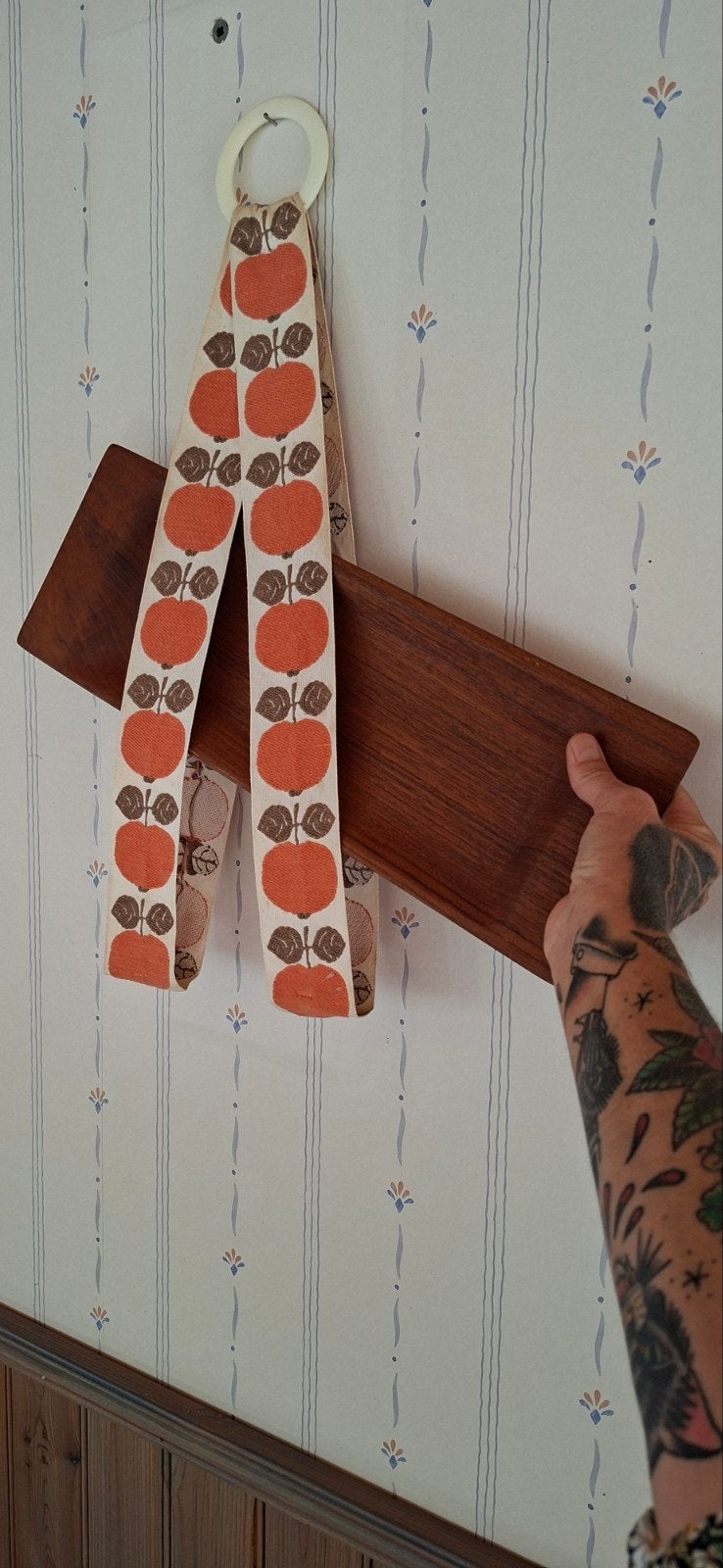 vintage zweeds opberg systeem, met teak dienblad, Ophalen of Verzenden