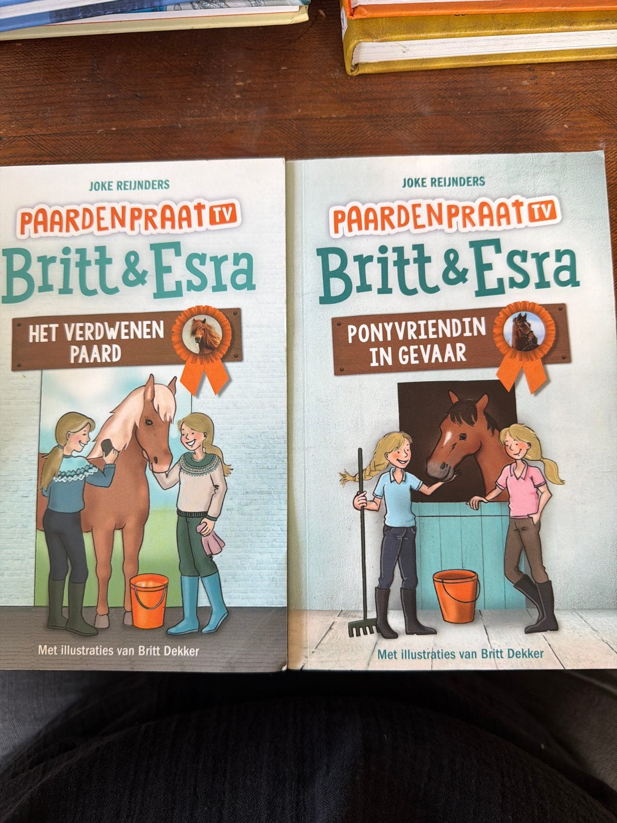 Paardenpraat TV: Britt & Esra - Het Verdwenen Paard & Ponyvr, Boeken, Ophalen of Verzenden, Zo goed als nieuw, Fictie algemeen