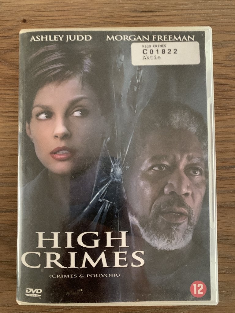 High Crimes DVD - Actiethriller met Morgan Freeman, Nederlands, Actiethriller, Ophalen of Verzenden, Zo goed als nieuw