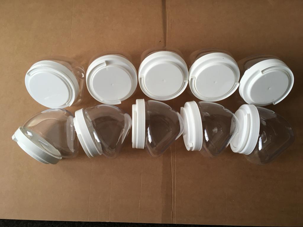 10 Plastic Vershoud Voorraad Potten, Gebruikt, Kunststof, Ophalen of Verzenden, Voorraadpot