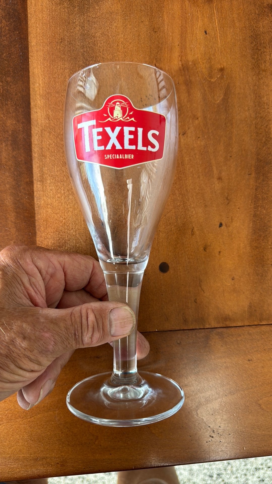 Glas 0,3 liter Texels speciaalbier, Ophalen of Verzenden, Zo goed als nieuw, Glas of Glazen, Overige merken